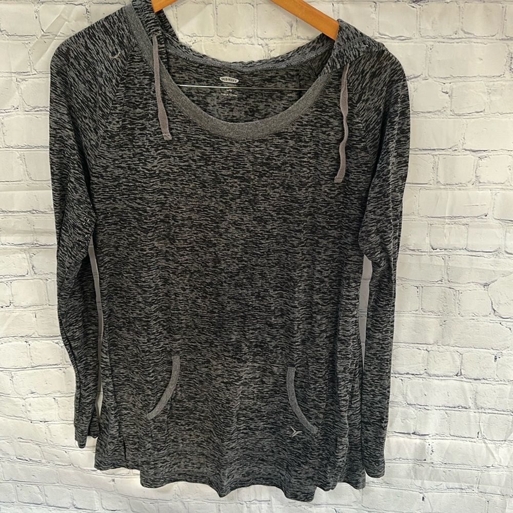Old Navy Long Sleeve Hoodie Shirt Woman’s Size Large